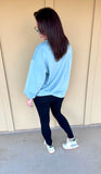 Sky Blue Collared Pullover