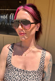 Astrid in Cheetah Sunglasses
