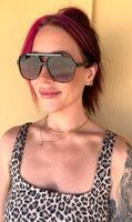 Astrid in Cheetah Sunglasses