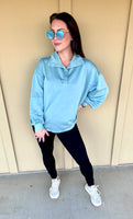 Sky Blue Collared Pullover