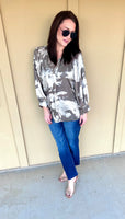 Marble Metallic Blouse