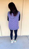 Purple Quilted Vest