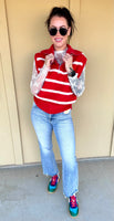 Red Striped Sweater