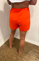 Deep Orange Shorts